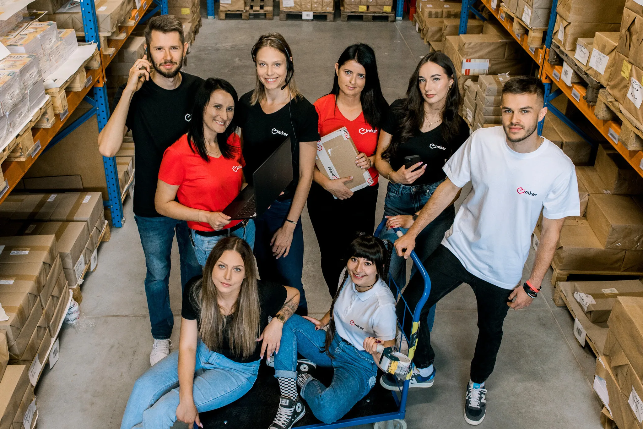 Zespół Imker w magazynie
